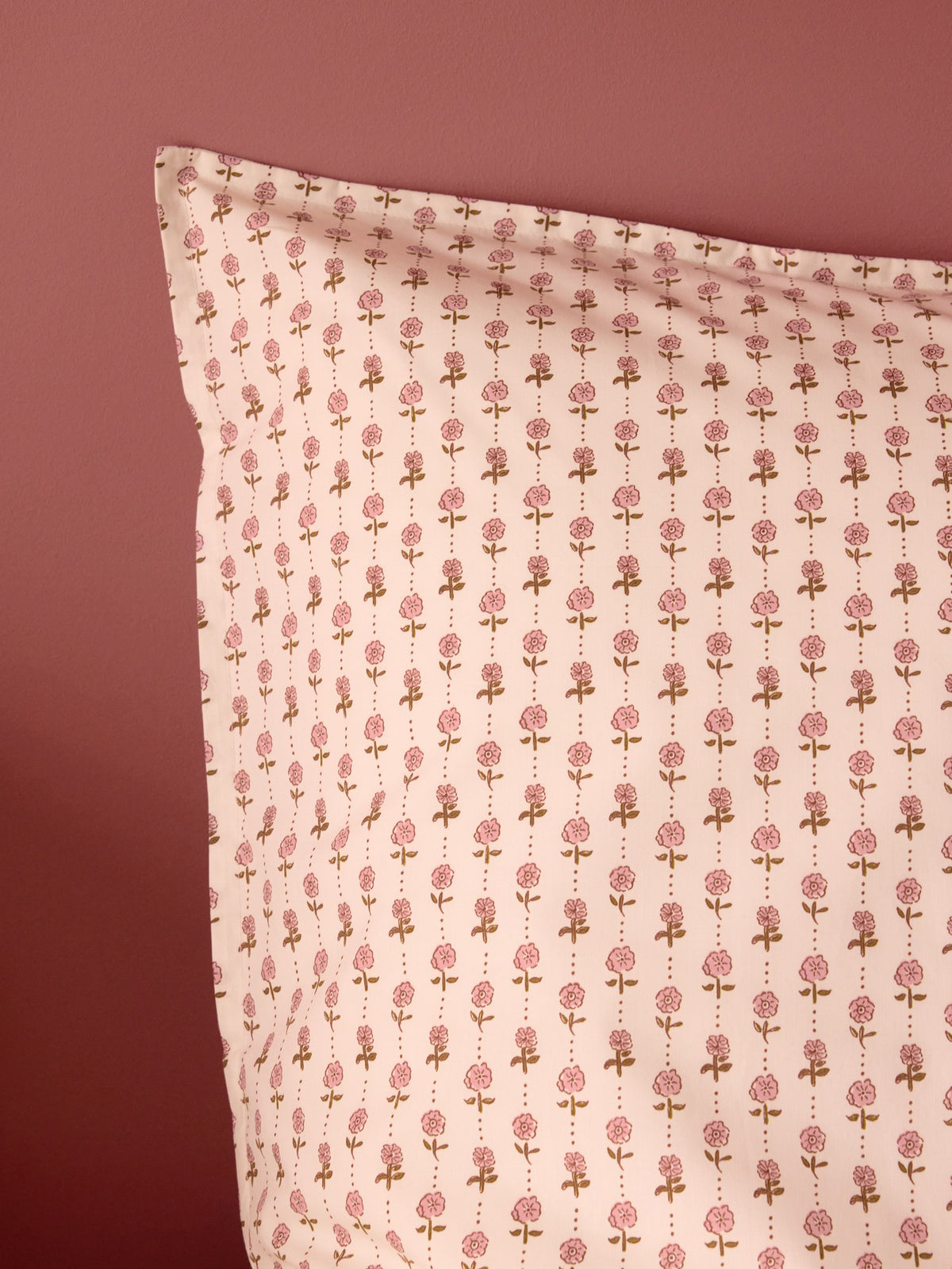 Taie d'oreiller percale de coton "Lucette"