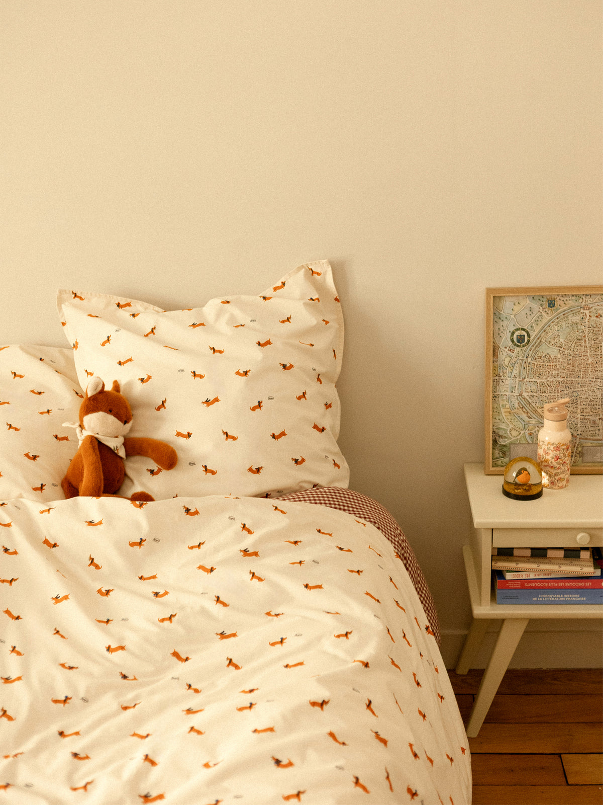 Taie d'oreiller percale de coton "Loki"