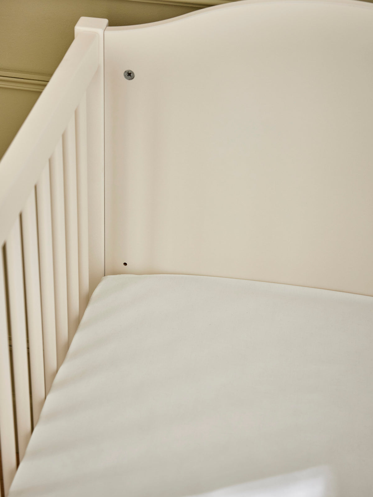 Drap-housse bébé en percale de coton