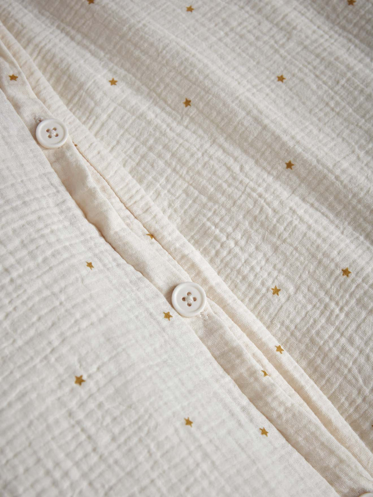Housse de couette gaze de coton "Gaufrée"