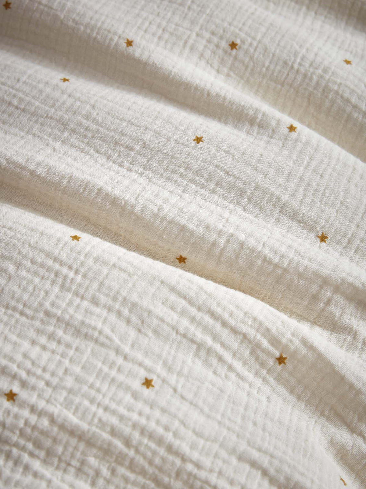 Housse de couette gaze de coton "Gaufrée"