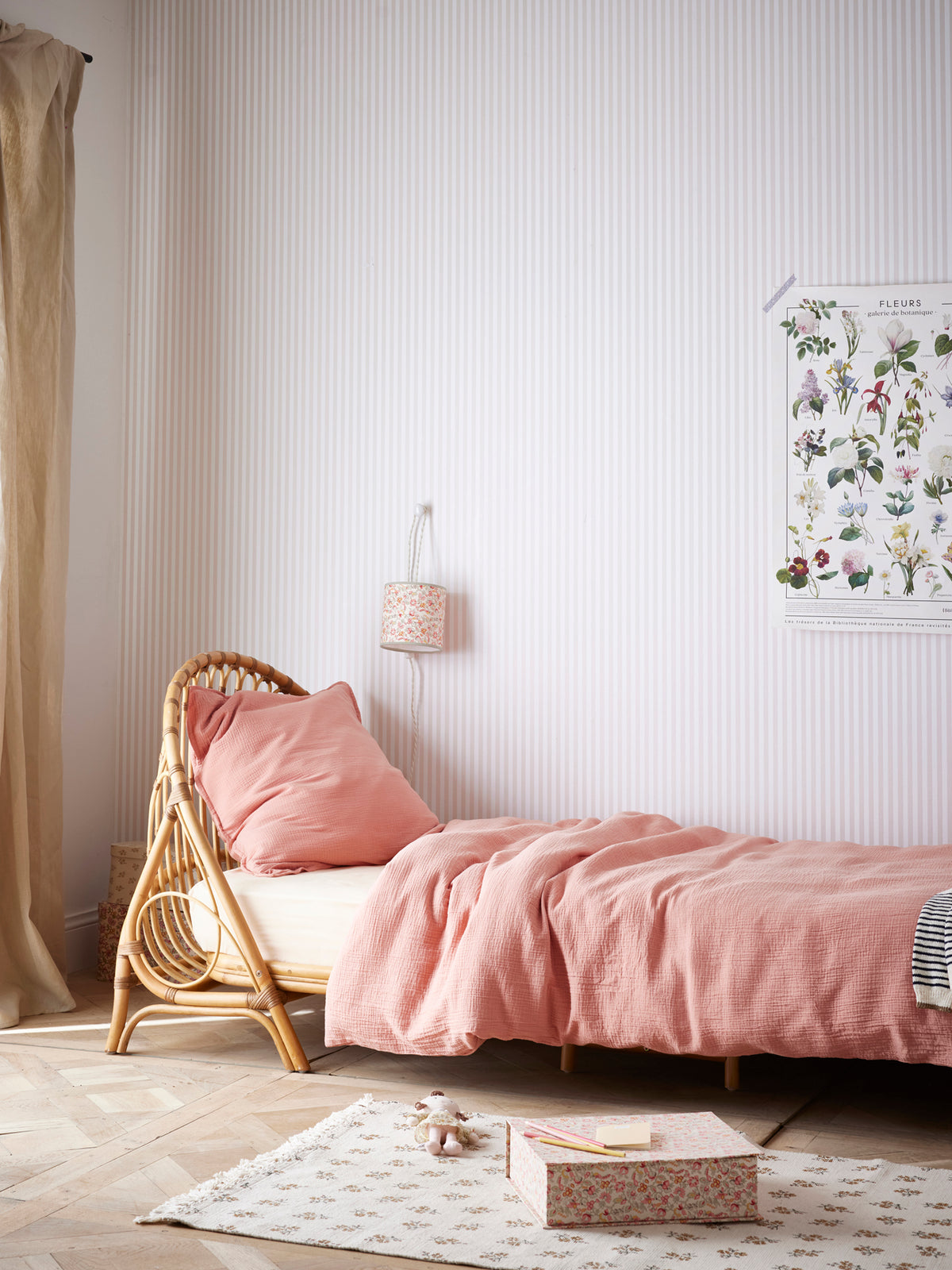 Housse de couette gaze de coton "Gaufrée"
