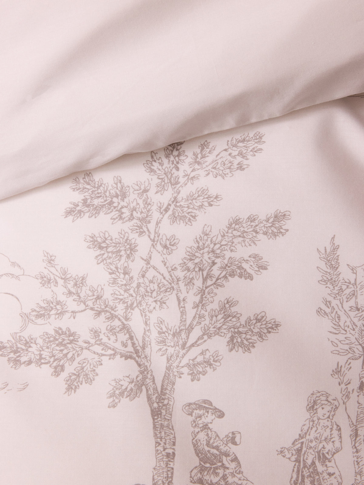 Housse de couette percale de coton "Esprit Toile de Jouy"