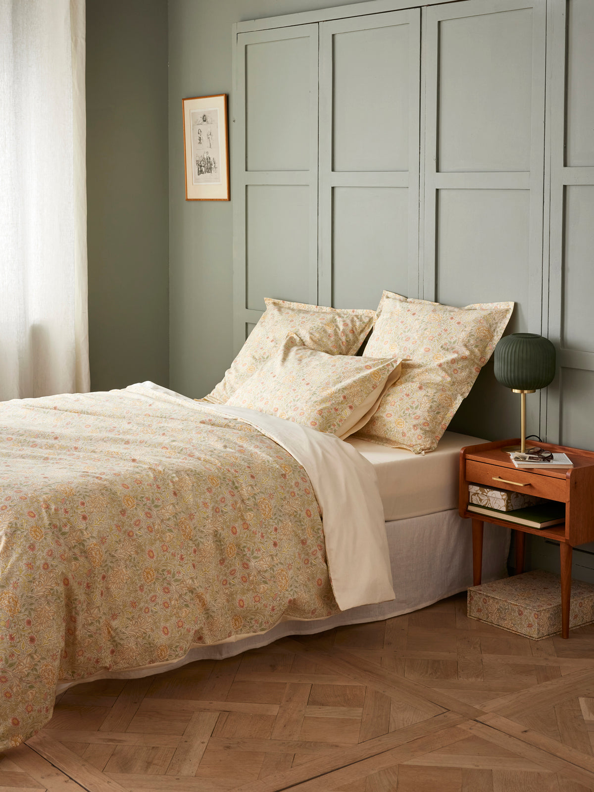Housse de couette Double Bough, dessin William Morris