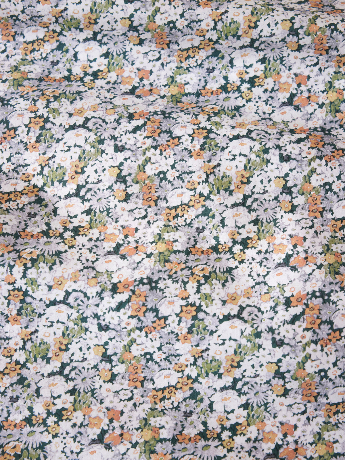Housse de couette percale de coton et tissu Liberty "Shasta"