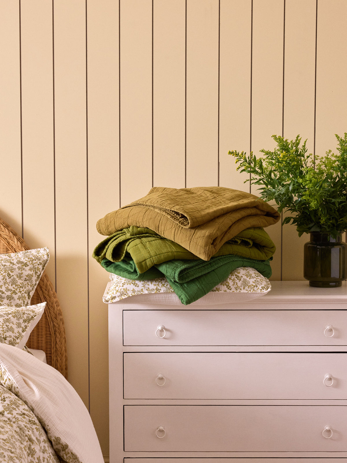 Housse de couette gaze de coton Mathilde