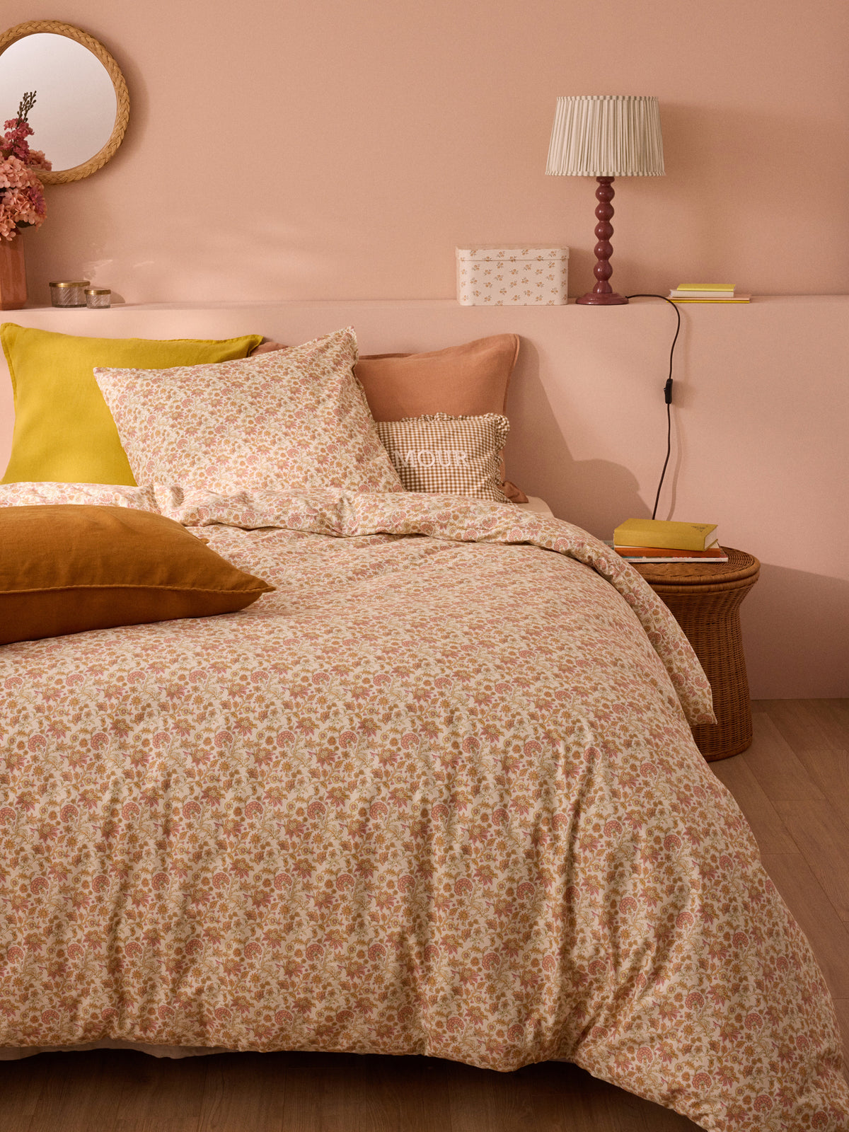 Housse de couette percale de coton "Agathe"