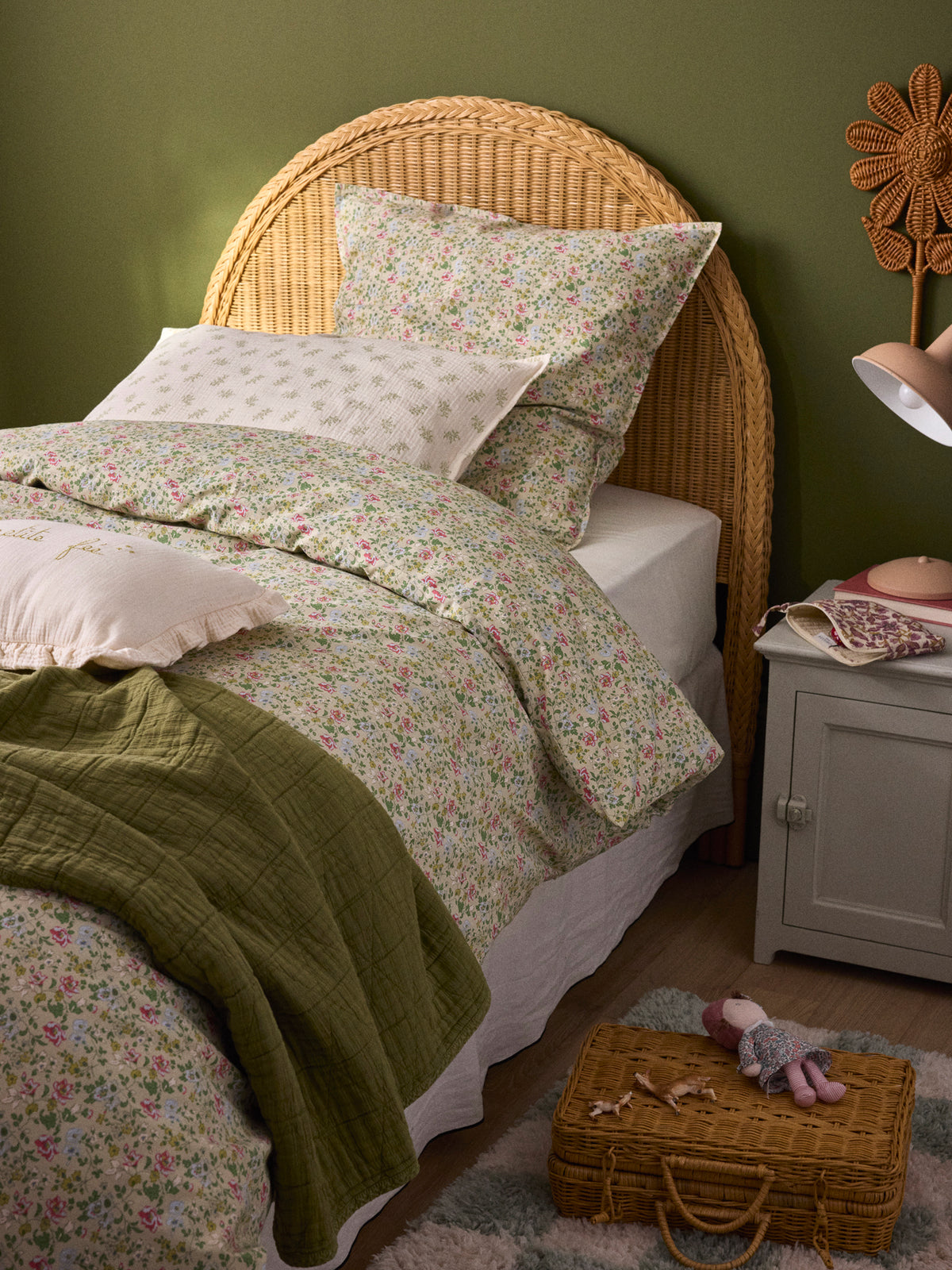 Housse de couette percale de coton "Mélodie"