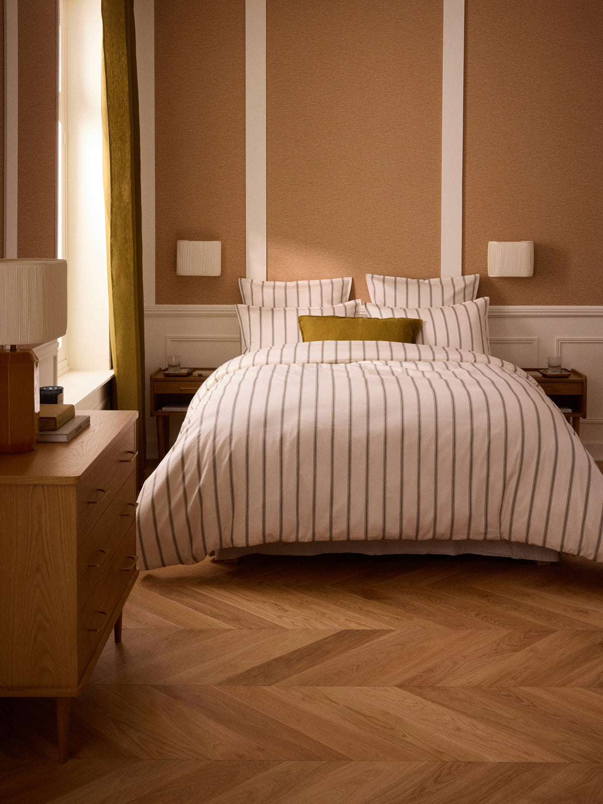 Housse de couette satin de coton "Maxence"