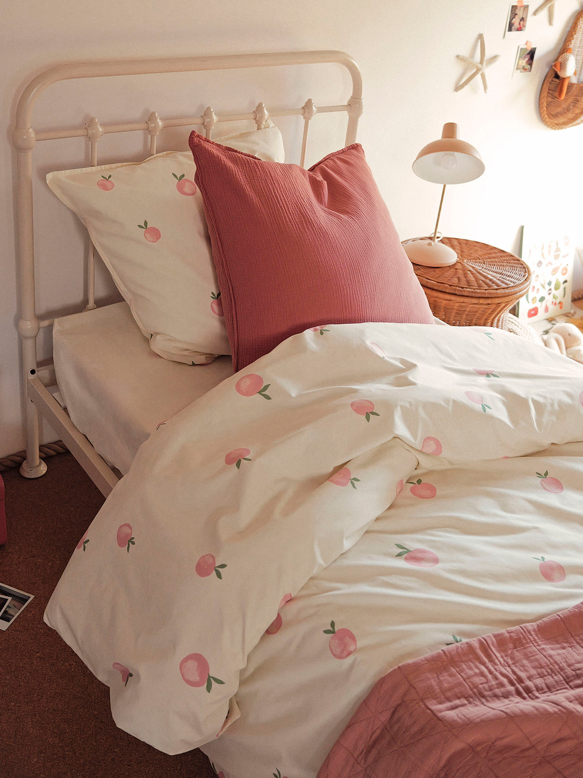 Housse de couette  percale de coton "Margareth"