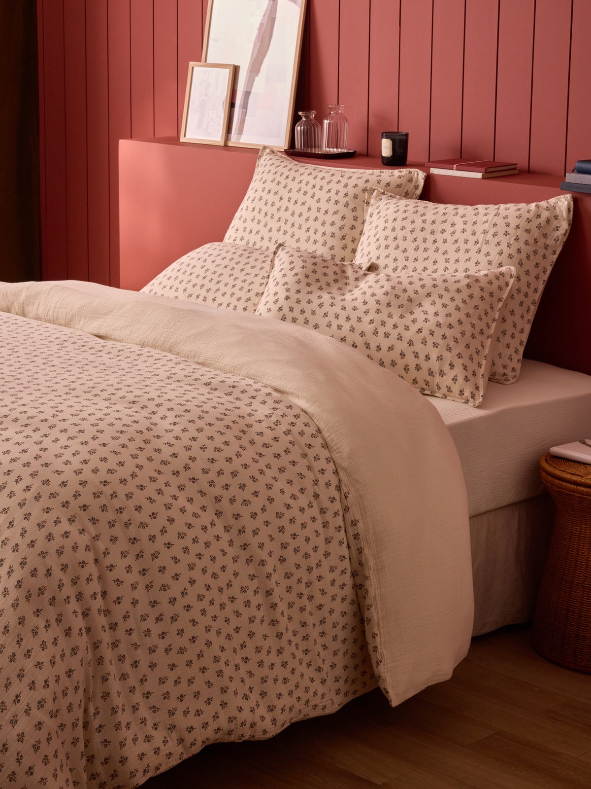 Housse de couette gaze de coton "Lorette"