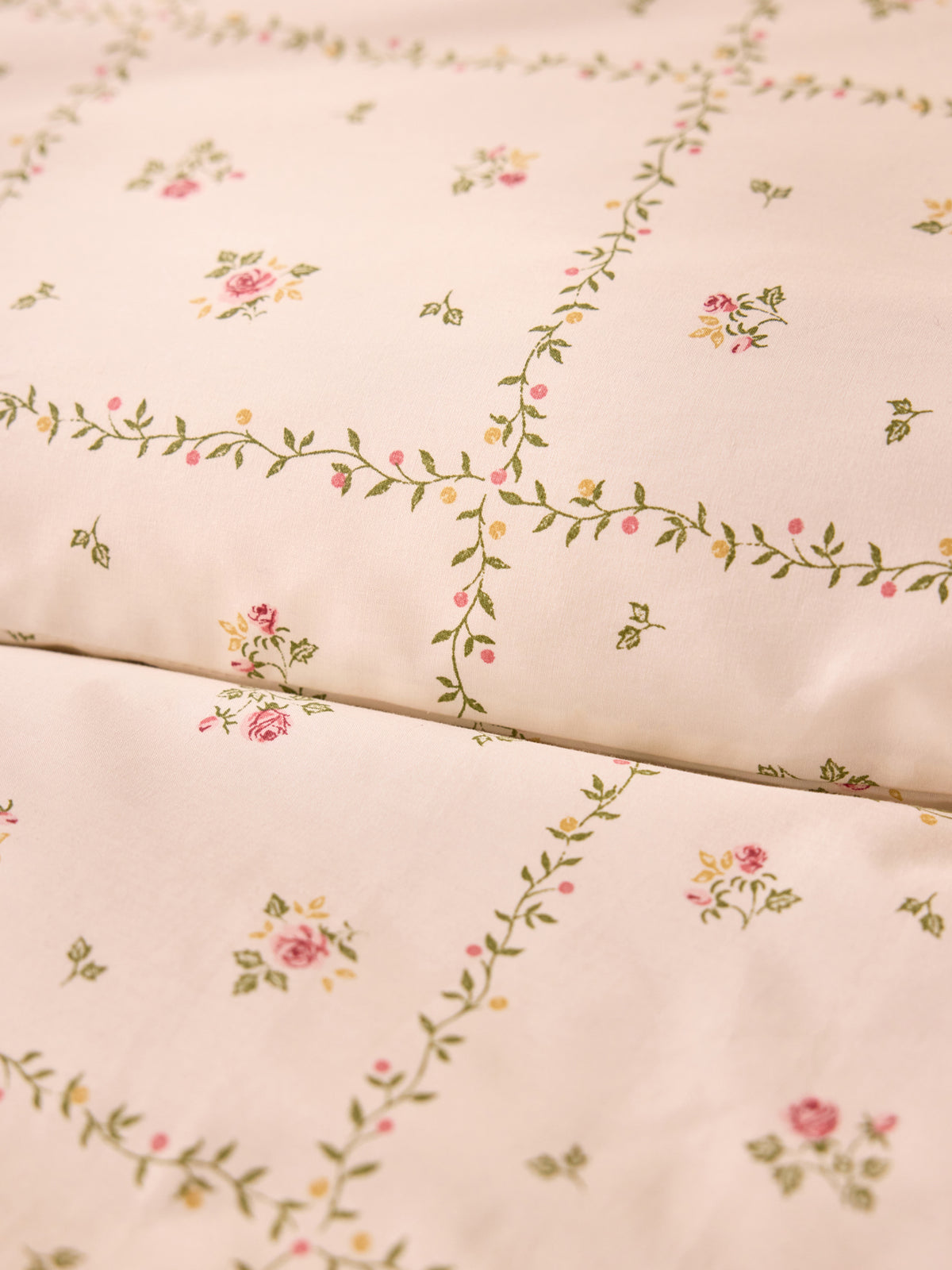 Housse de couette percale de coton "Léopoldine"