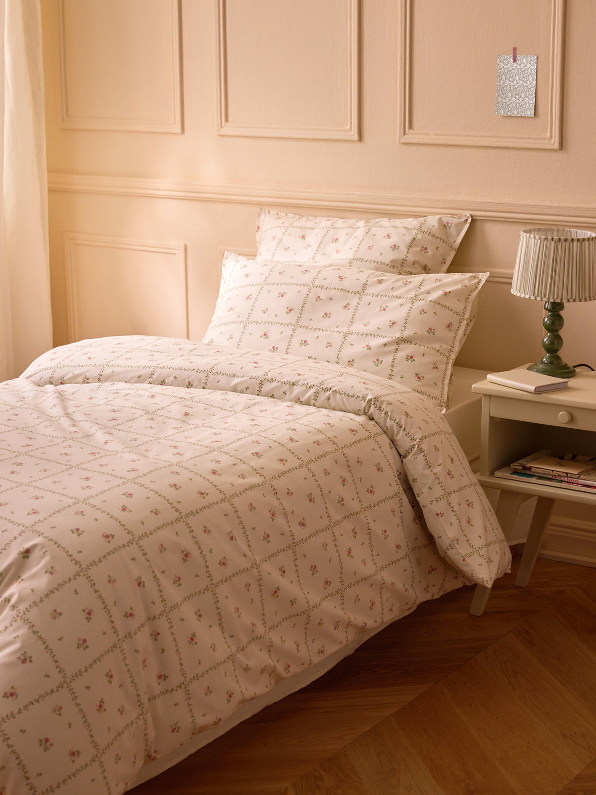 Housse de couette percale de coton "Léopoldine"