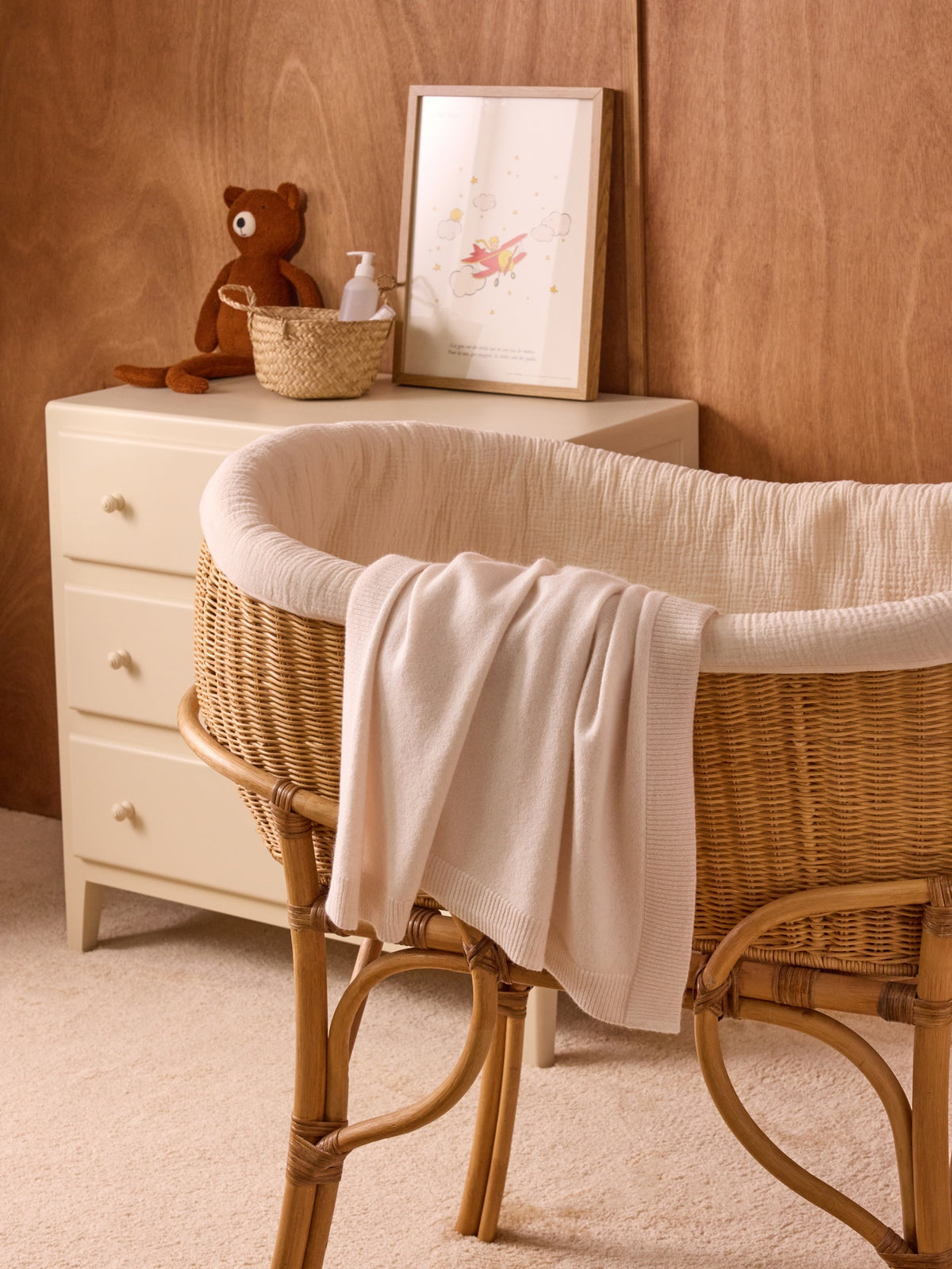 Plaid cachemire bébé