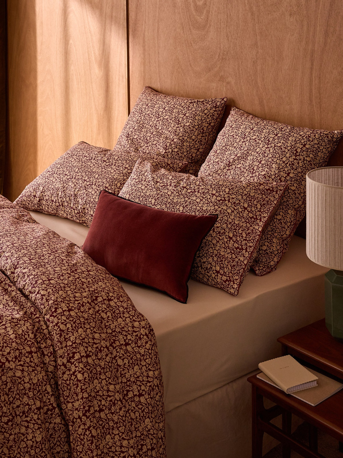 Housse de coussin en velours