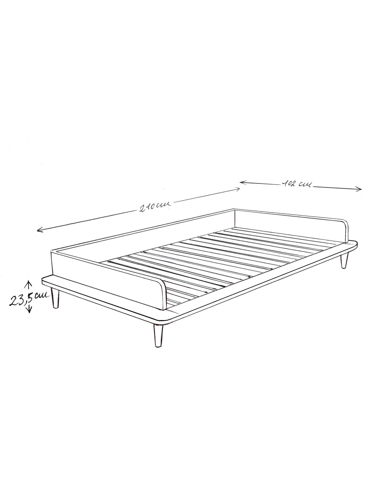 Lit banquette enfant