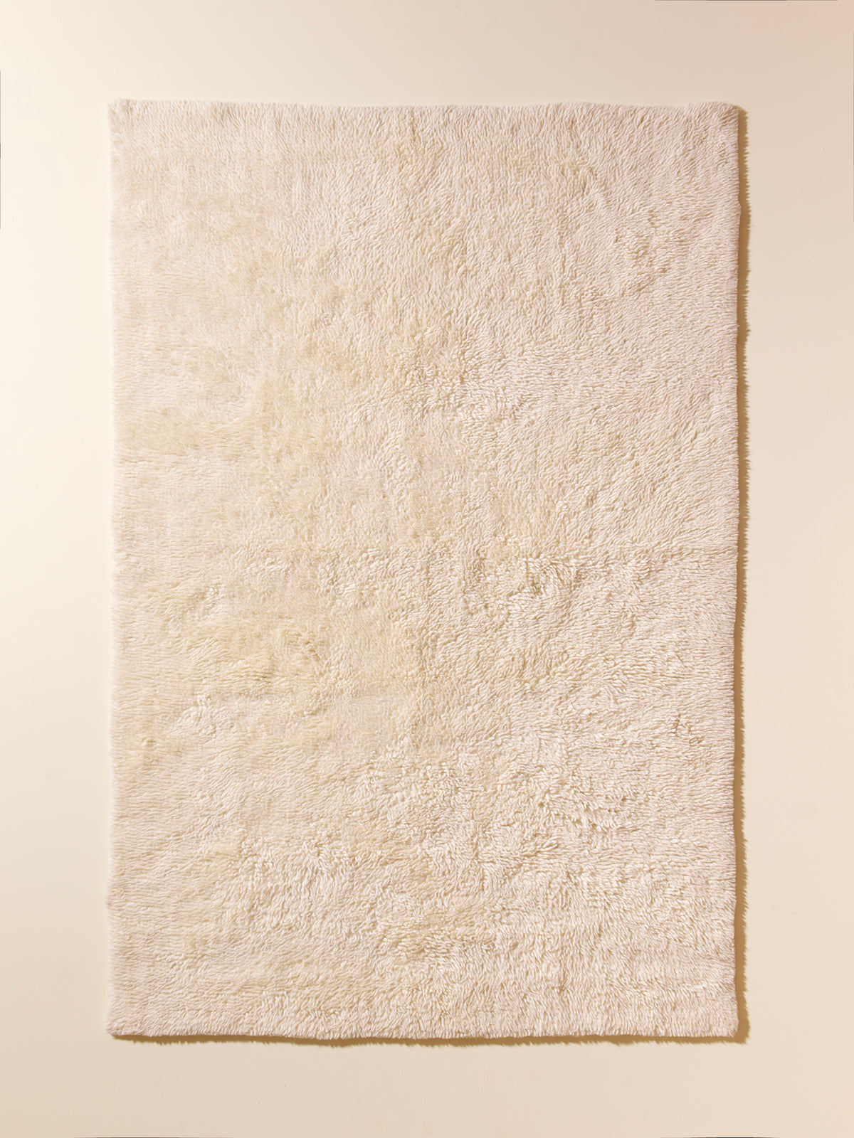 Tapis poils longs pure laine