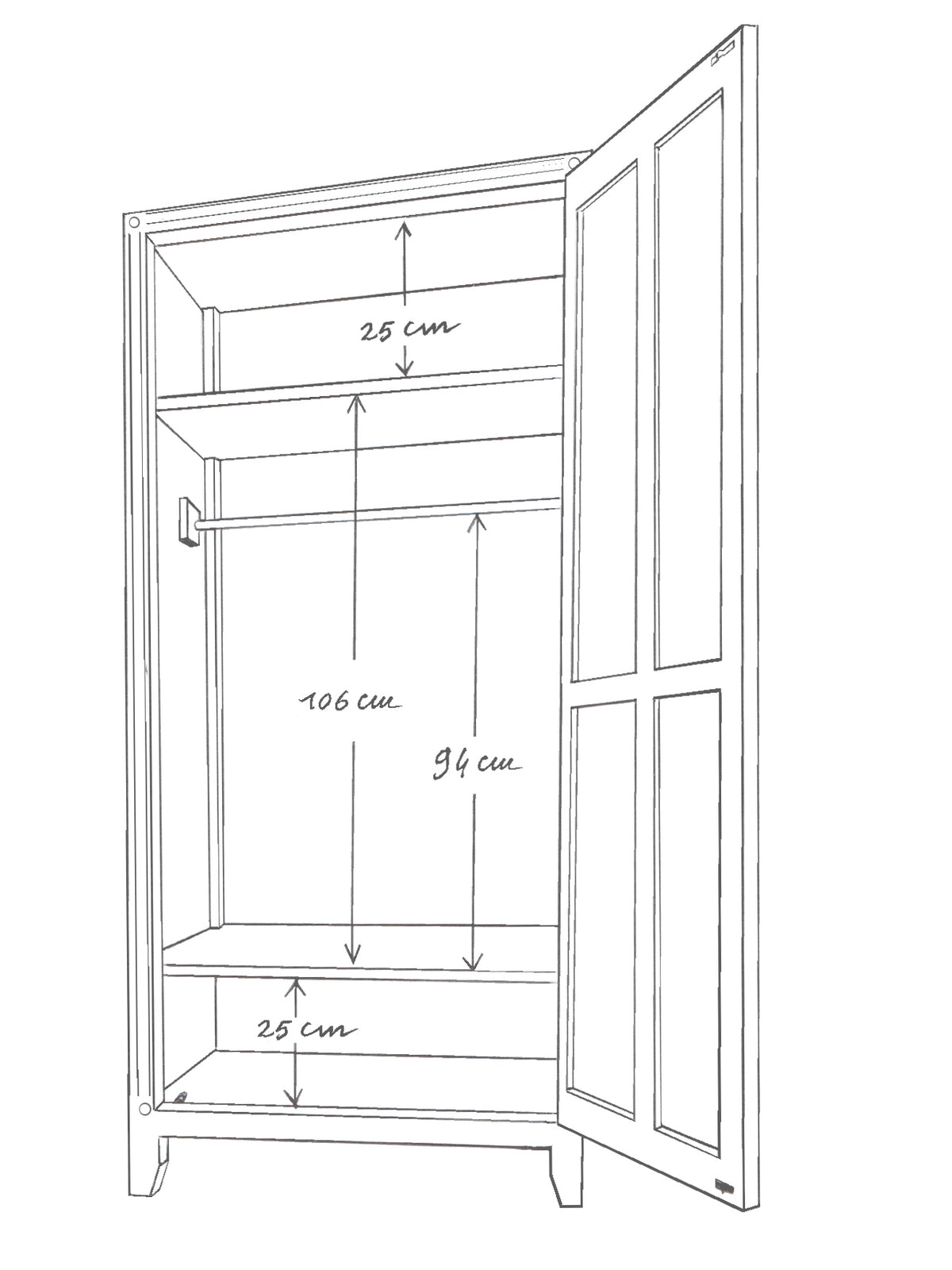 Armoire parisienne Camille