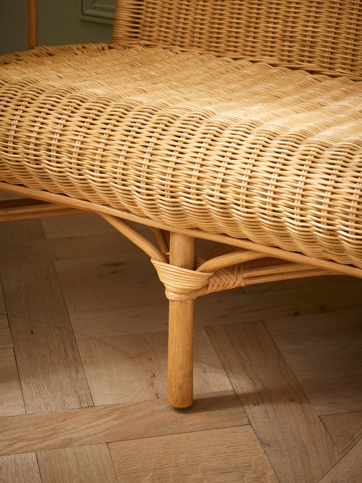 Banquette enfant en rotin Marceau