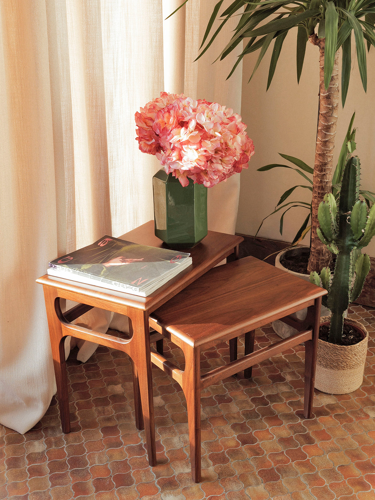 Set de 2 tables gigognes Hector- Ligne Mid-Century