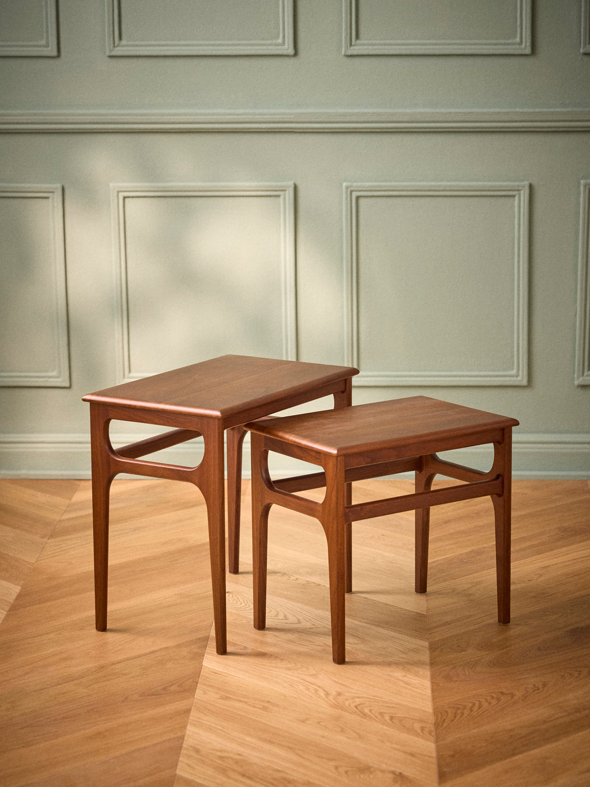 Set de 2 tables gigognes Hector- Ligne Mid-Century