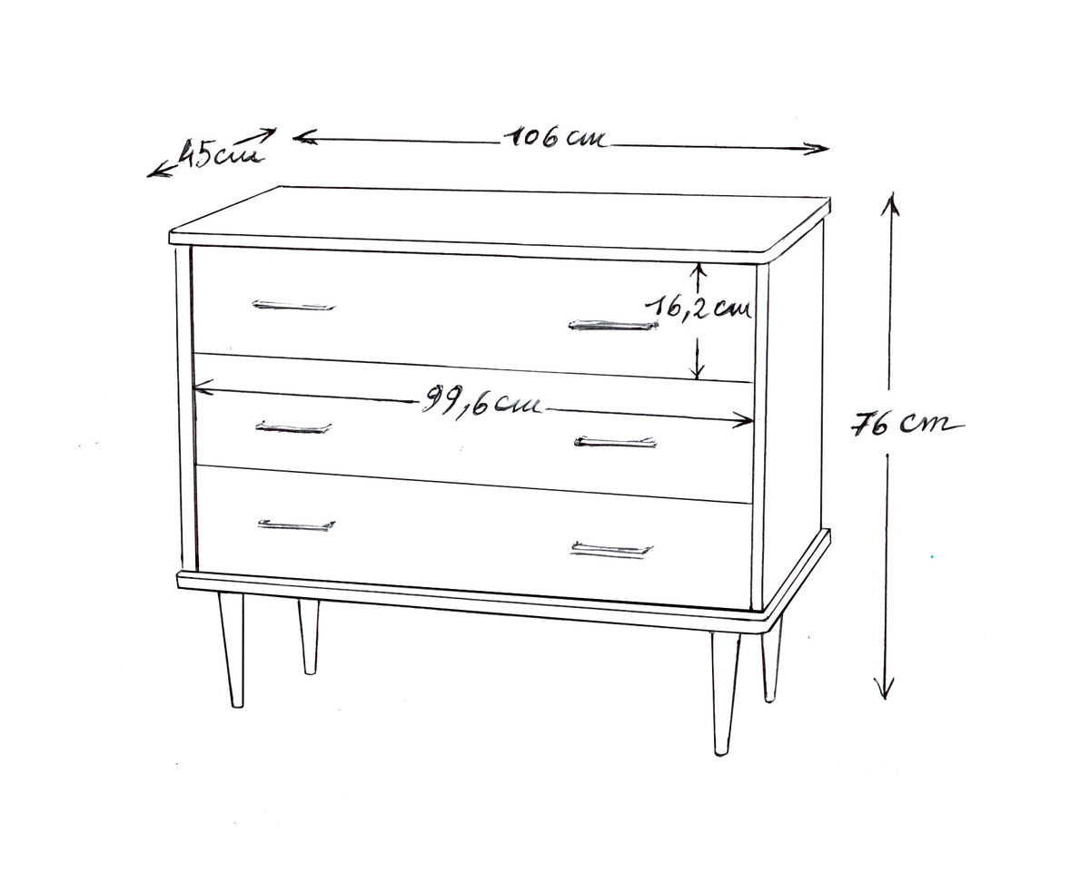 Commode Rodolphe - Ligne Mid-Century