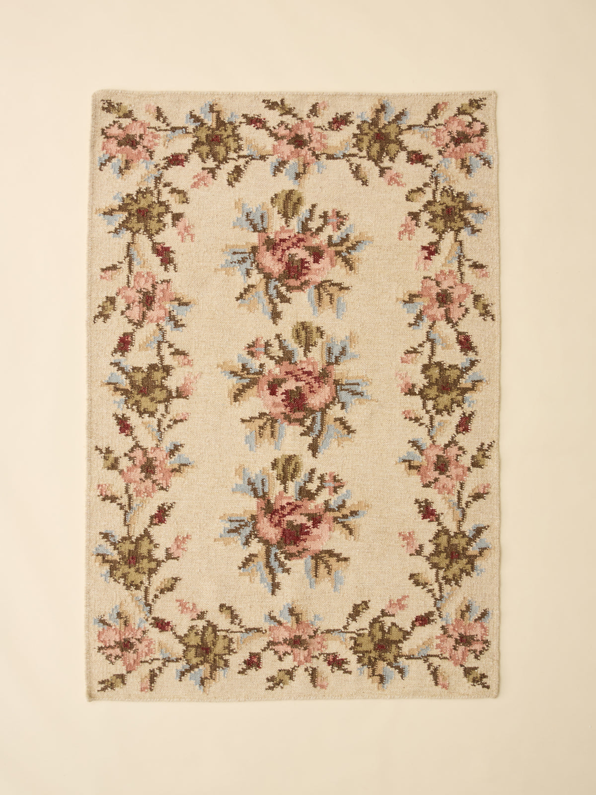 Tapis fleuri Romane - Petit modèle