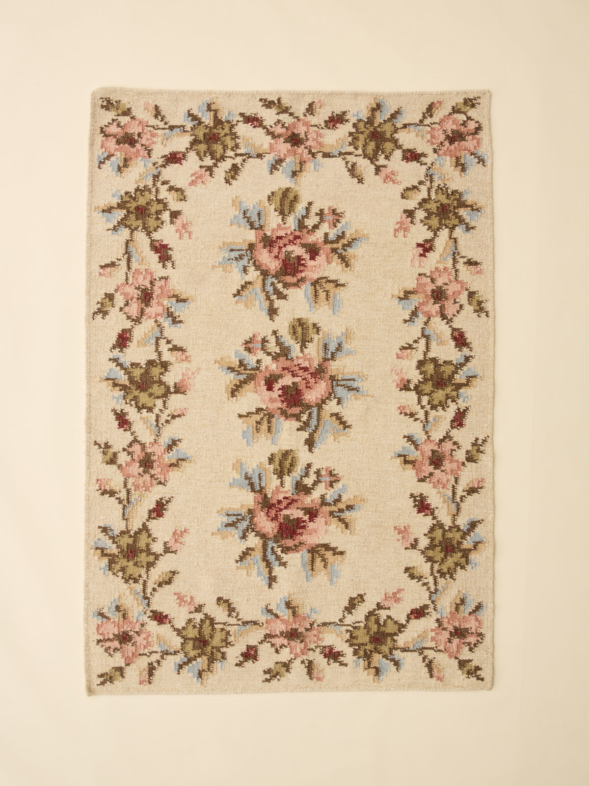 Tapis fleuri Romane - Petit modèle