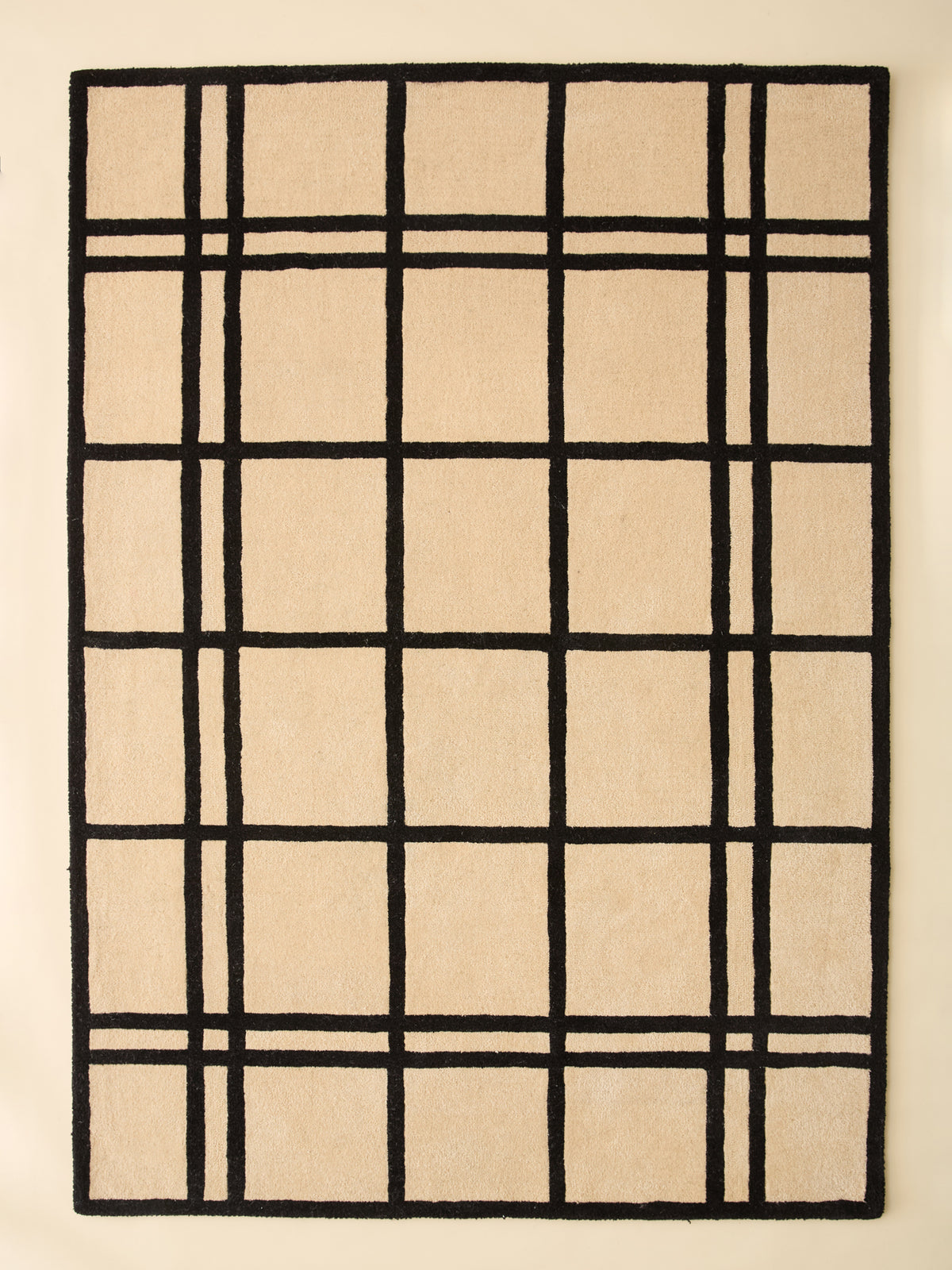 Tapis carreaux Ninon - Grand modèle