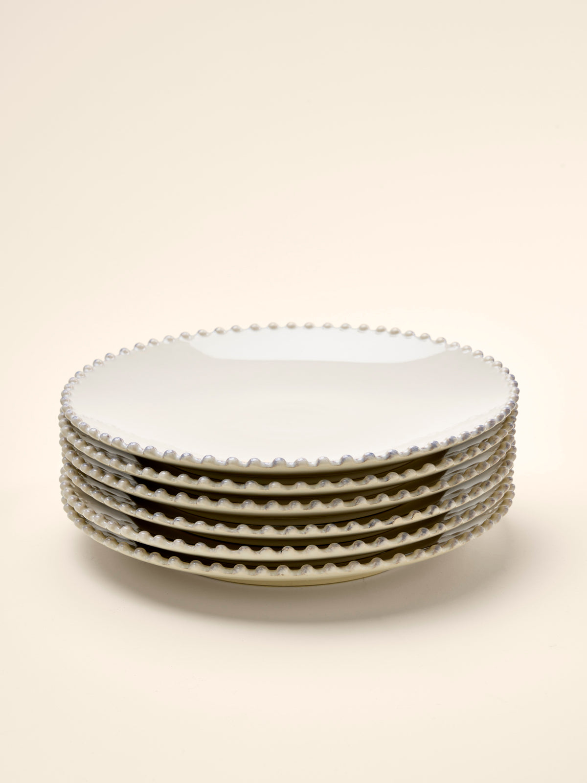 Assiette à dessert "Perle" par lot de 6 - Collection Costa Nova