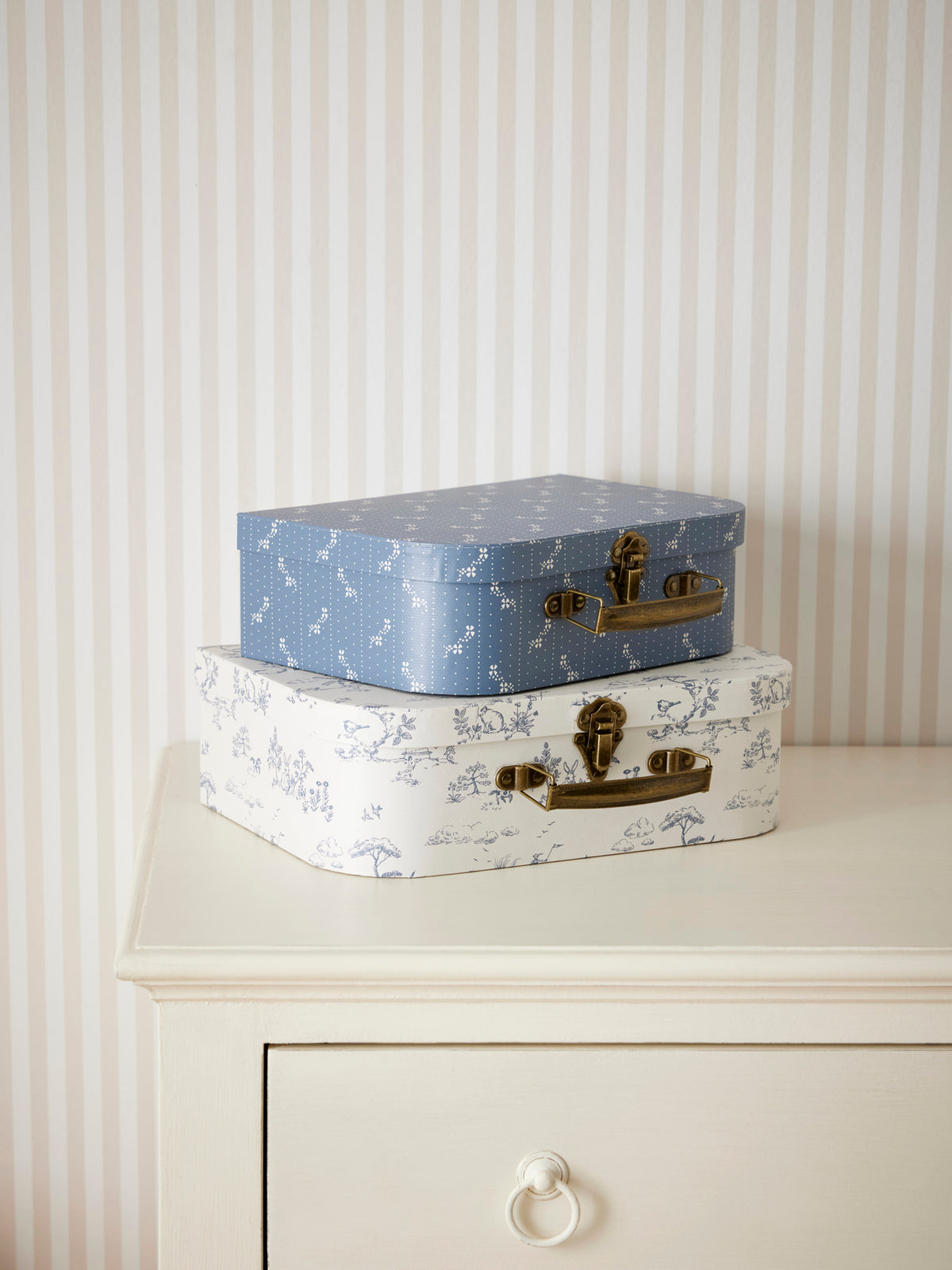 Valisette "Esprit Jouy" par lot de 2