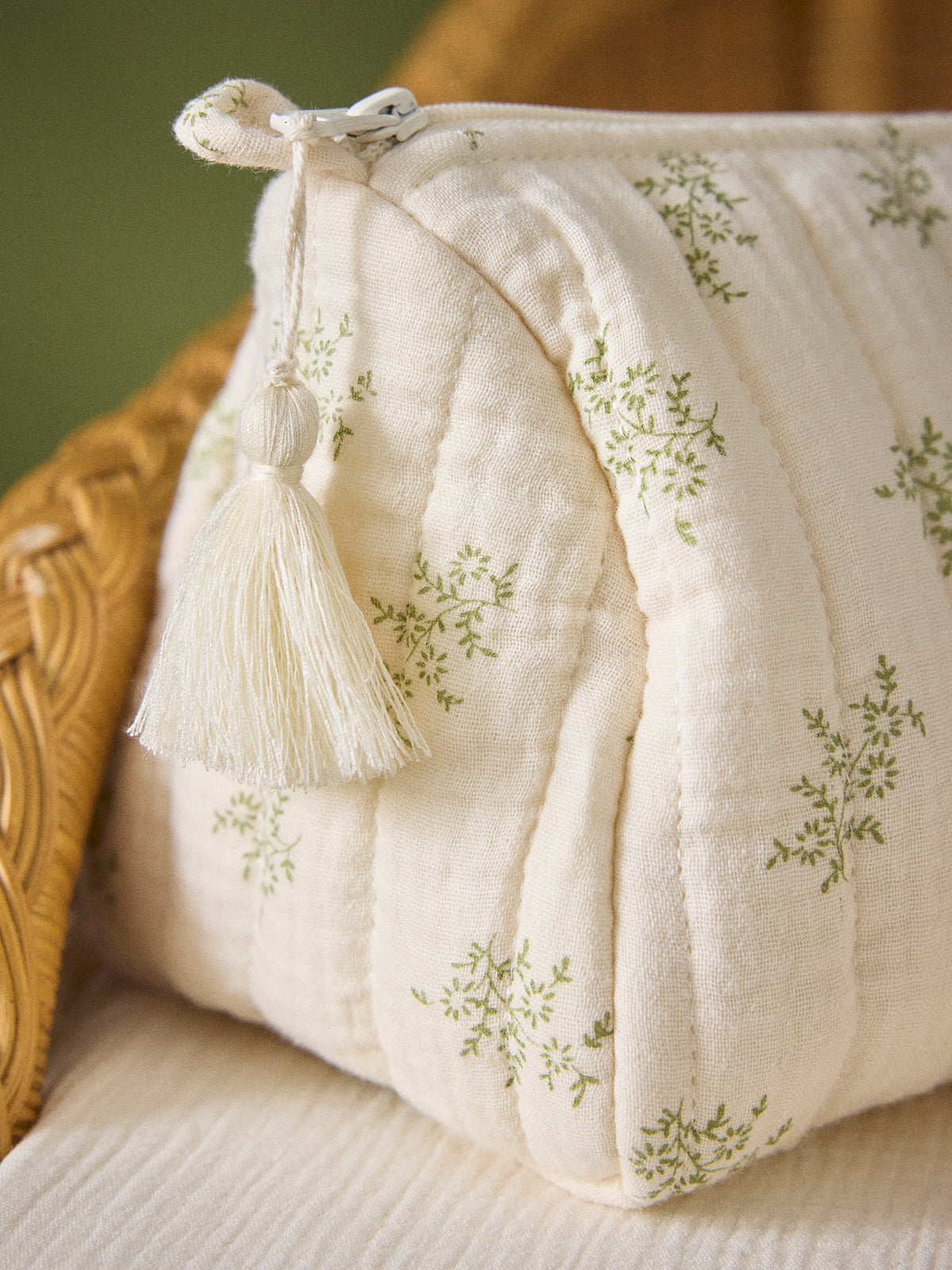 Trousse de toilette en gaze de coton