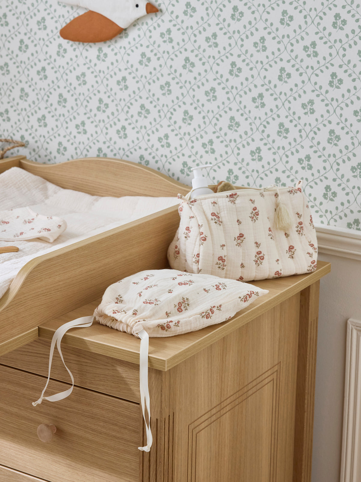 Trousse de toilette en gaze de coton