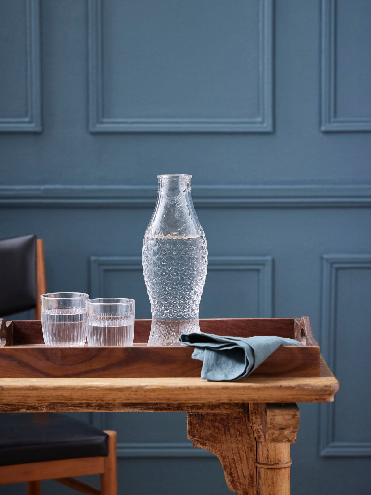 Carafe en verre Fish & Fish - Collection Serax