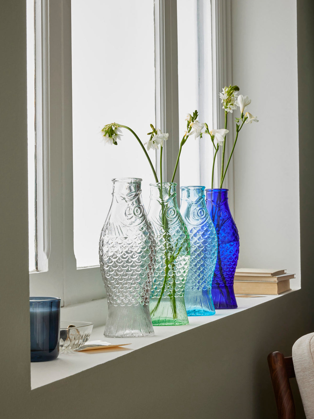 Carafe en verre Fish & Fish - Collection Serax