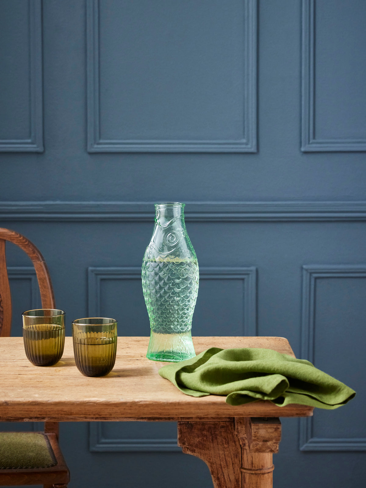 Carafe en verre Fish & Fish - Collection Serax