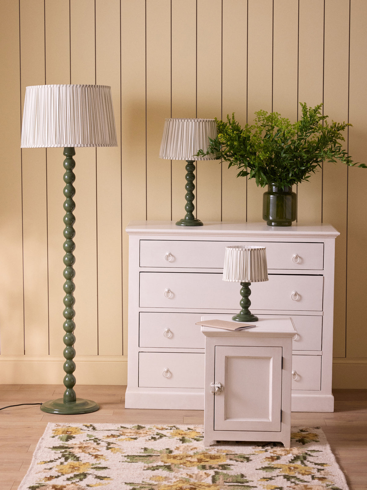 Pied de lampe en bois Bertille - Moyen Modèle
