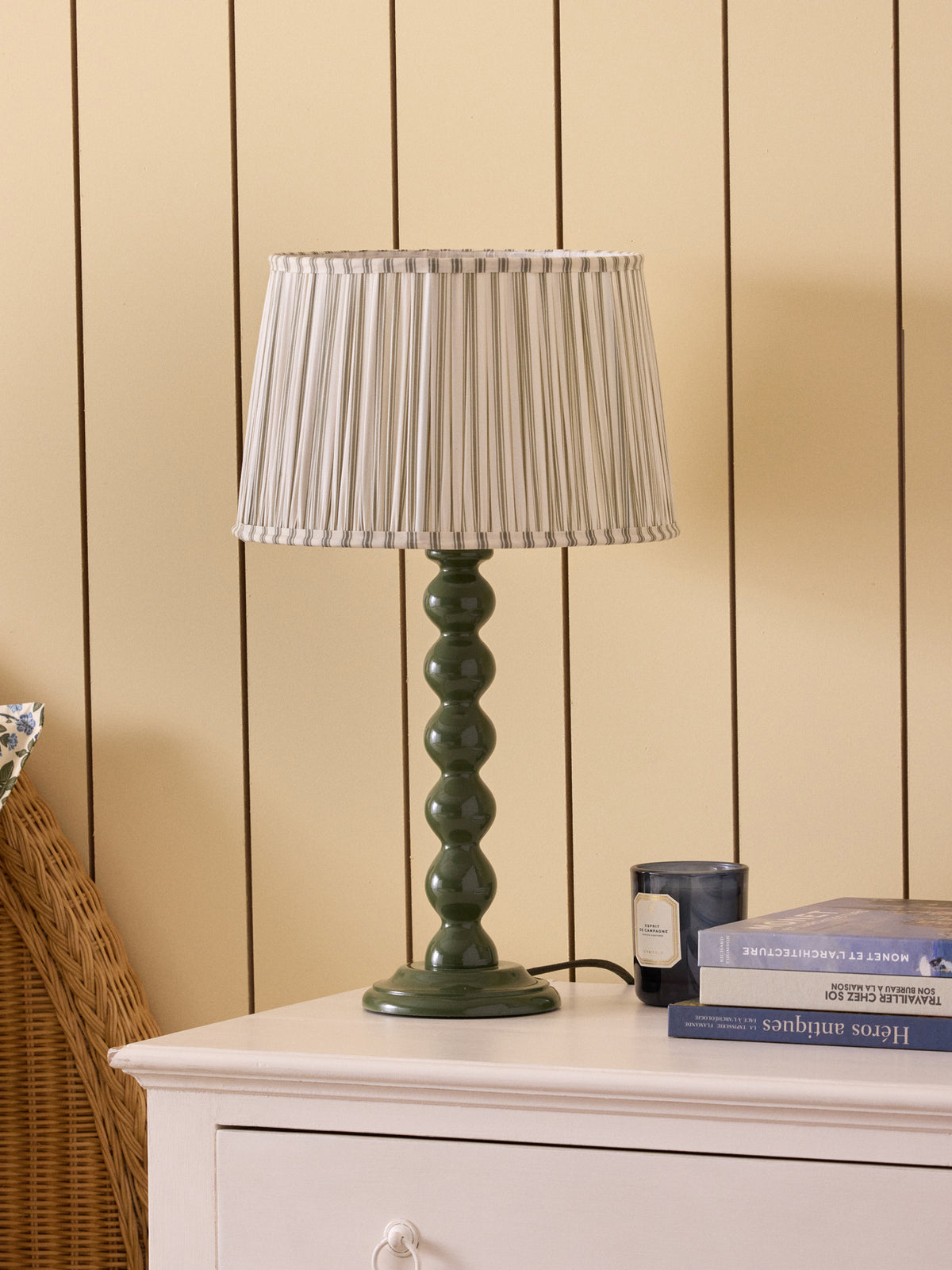 Pied de lampe en bois Bertille - Moyen Modèle