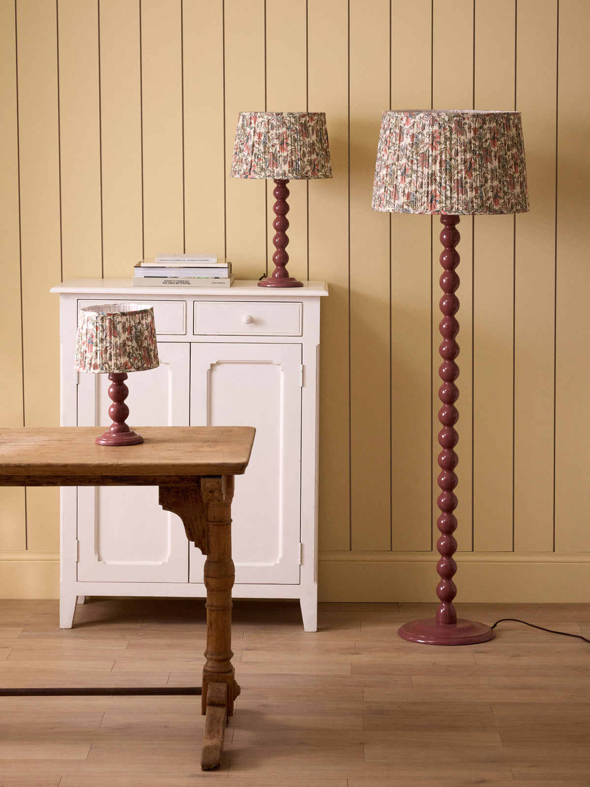 Pied de lampe en bois Bertille - Grand Modèle