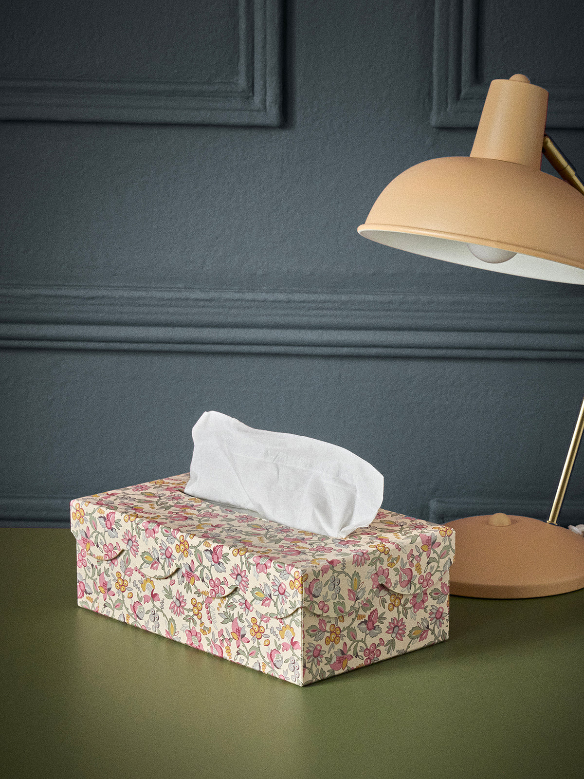 Boîte à mouchoirs en papier imprimé