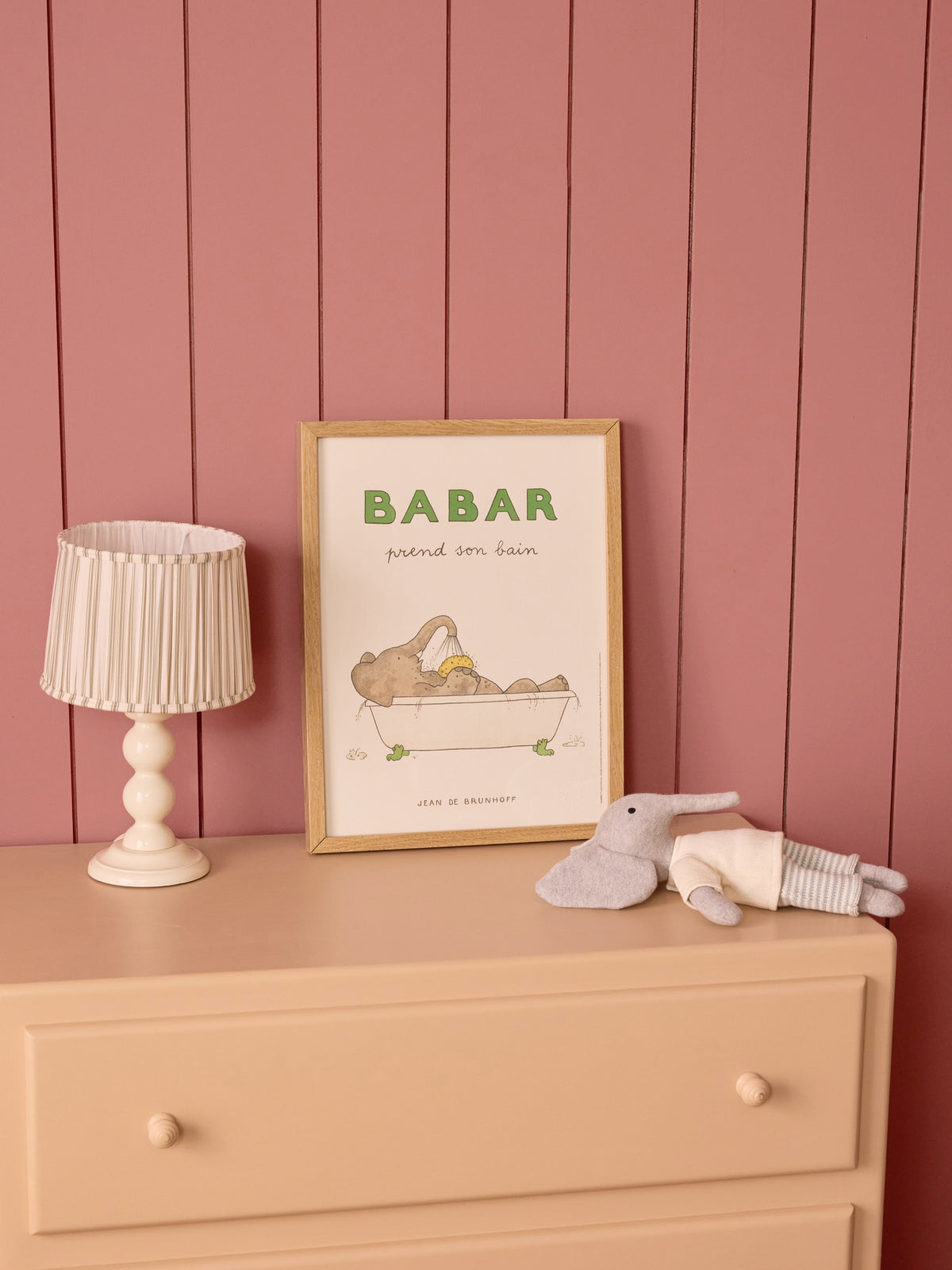 Affiche Babar Bain - Cyrillus X Oneart