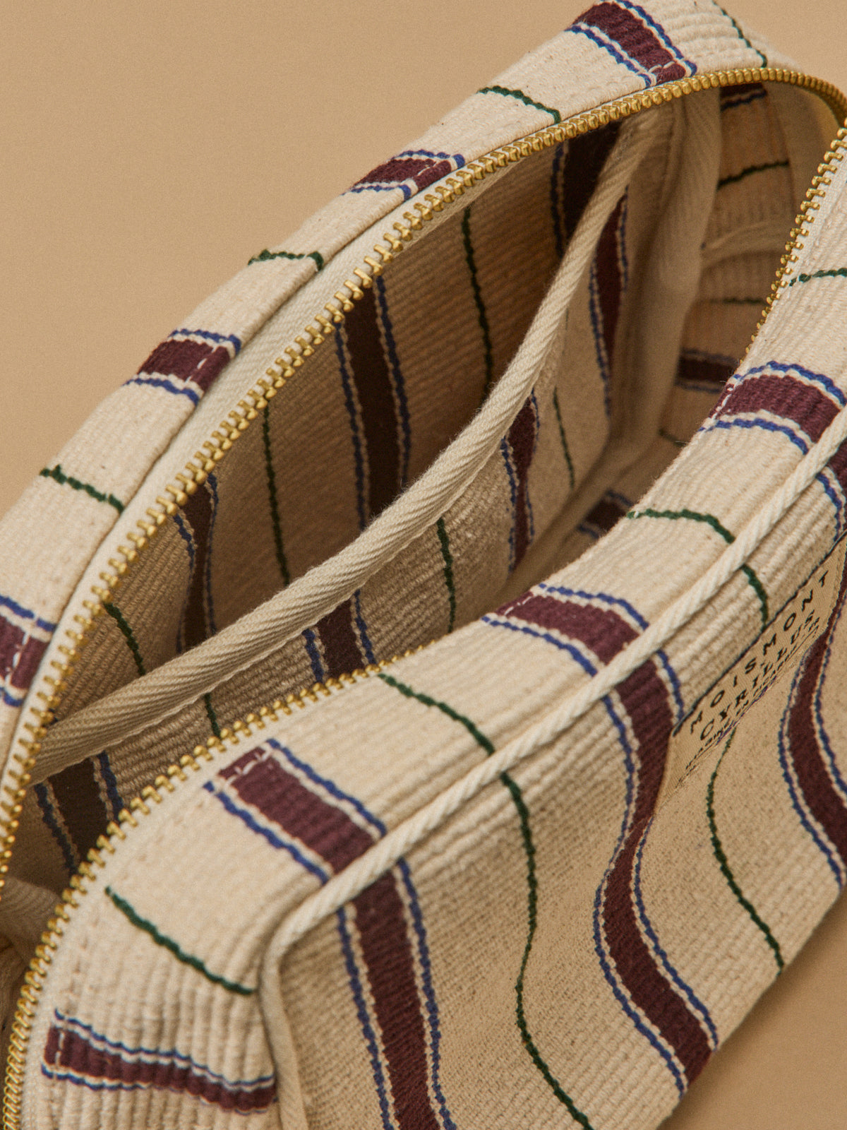 Grande pochette rayée - Collaboration Moismont x Cyrillus