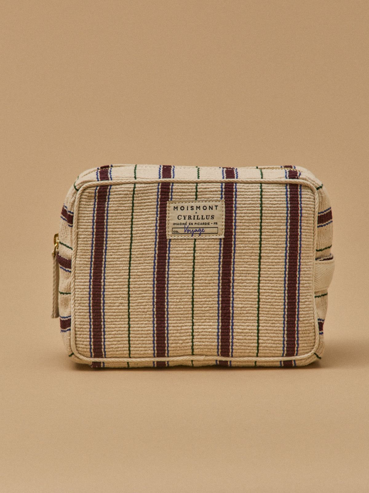 Grande pochette rayée - Collaboration Moismont x Cyrillus
