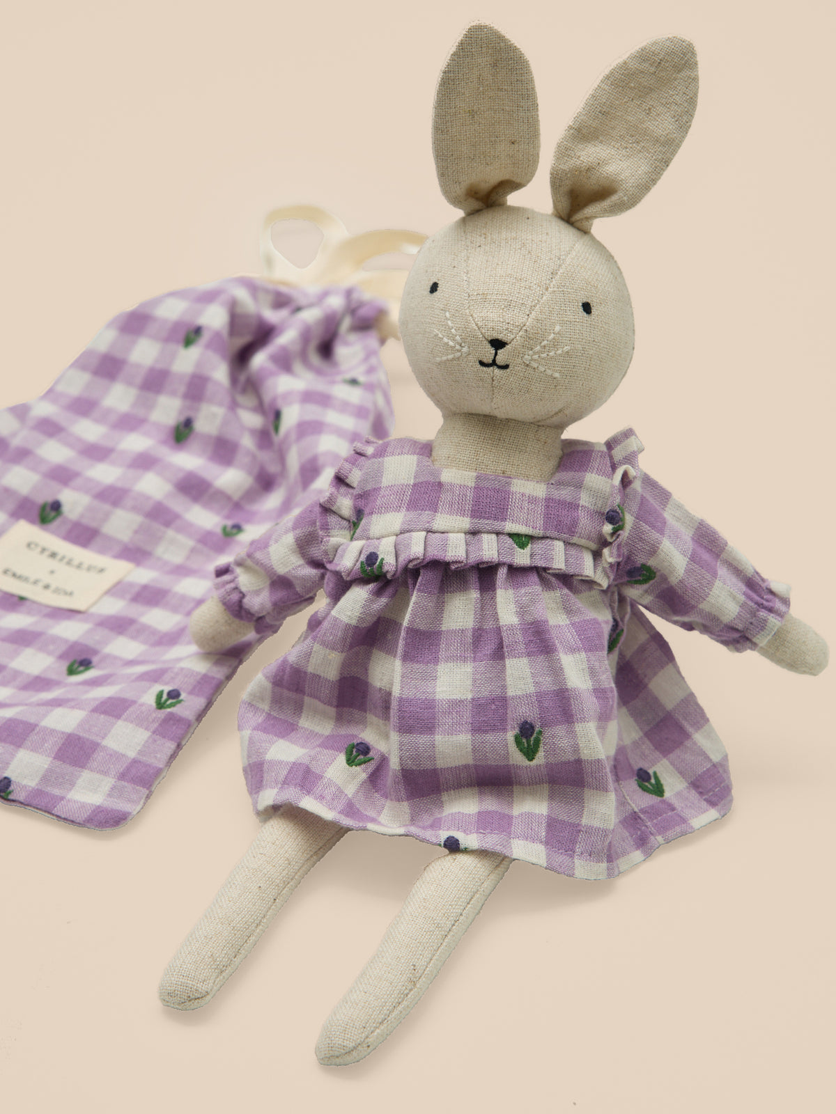 Peluche lapin - CYRILLUS X EMILE & IDA