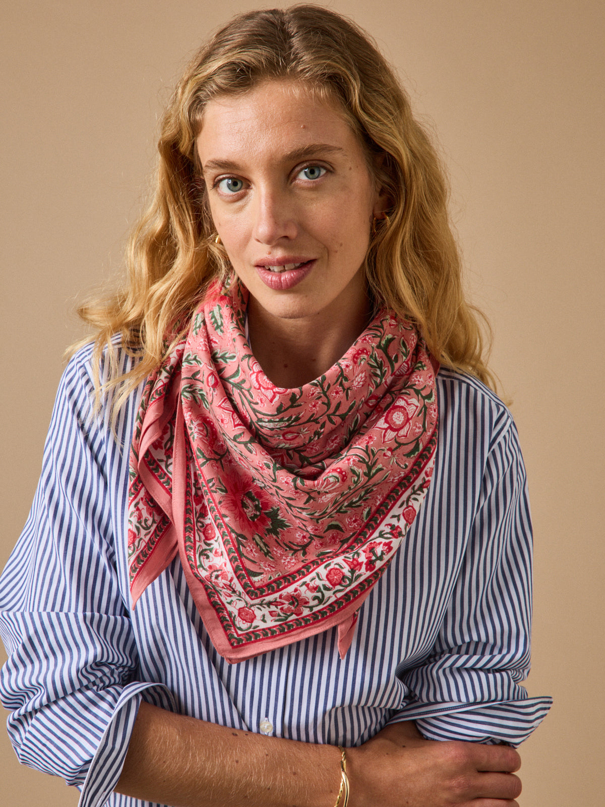 Foulard imprimé indien femme