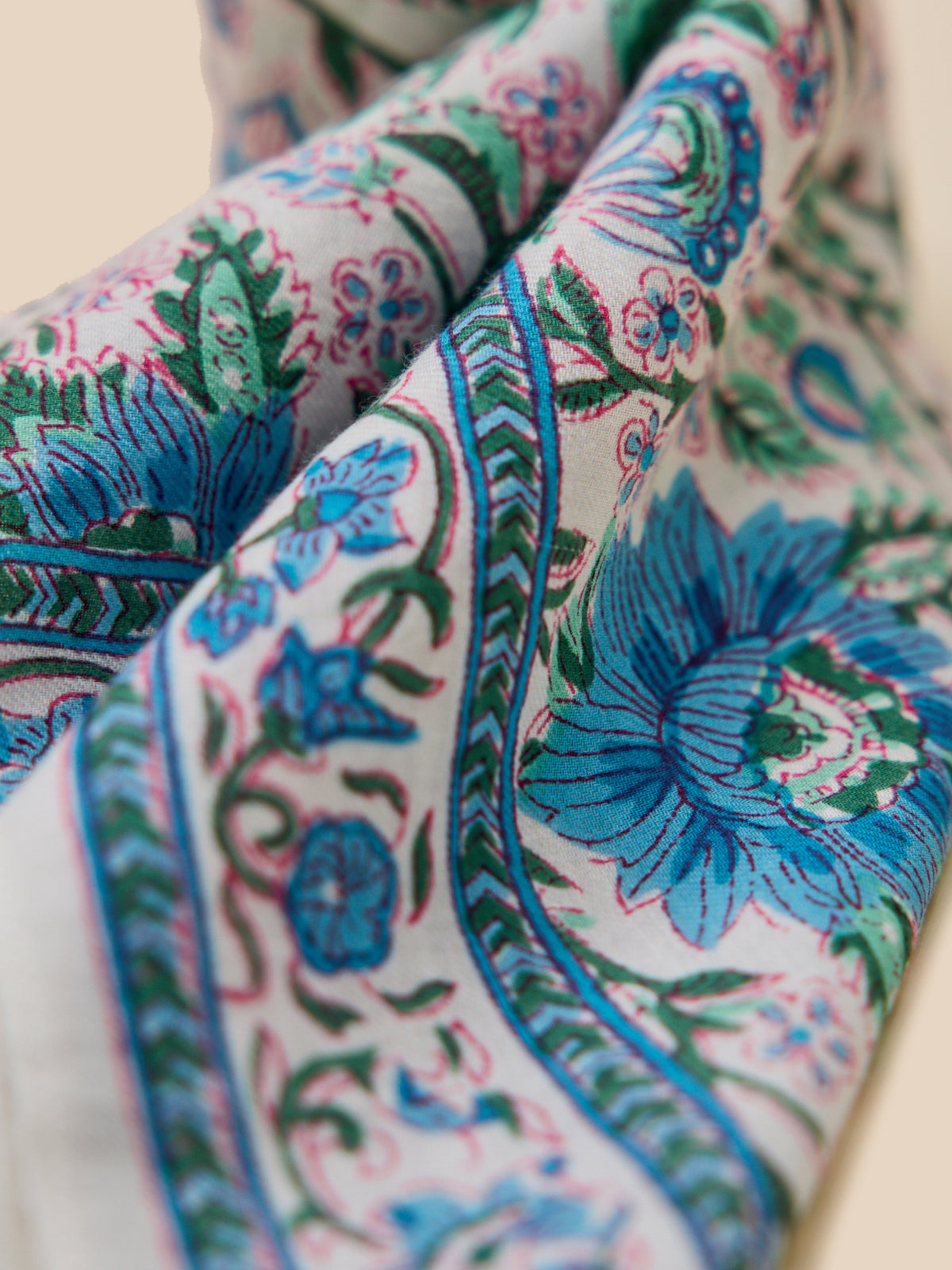 Foulard imprimé indien femme