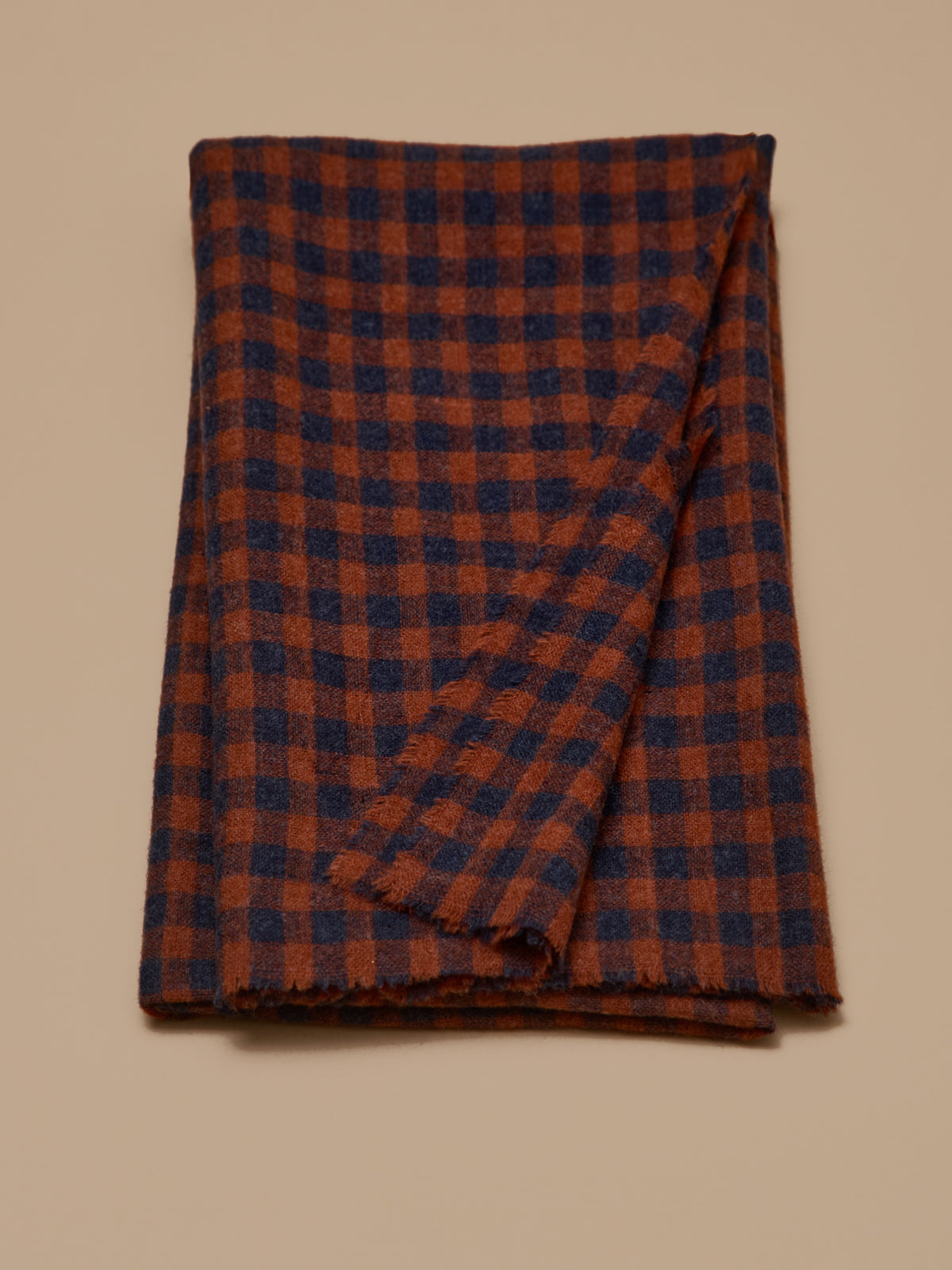 Foulard étamine carreaux femme