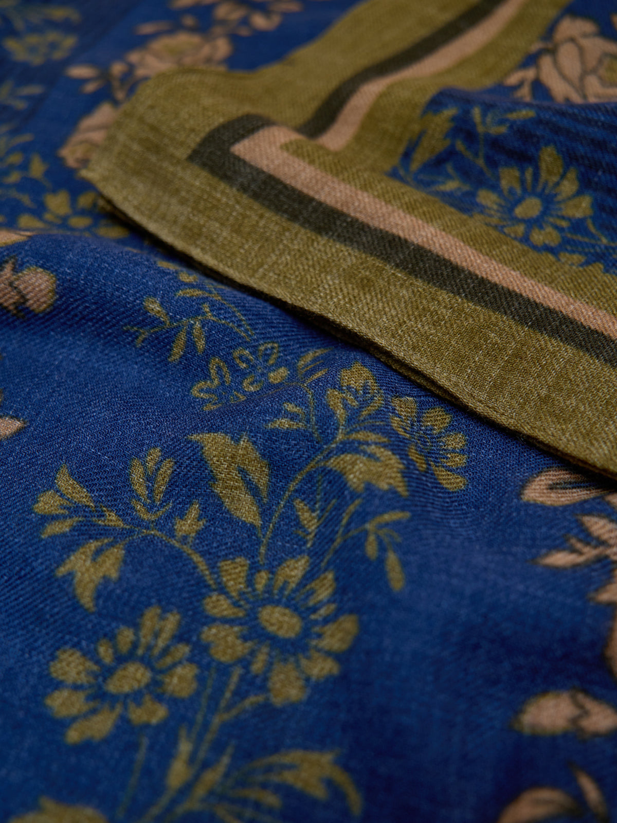 Foulard laine femme imprimé fleuri