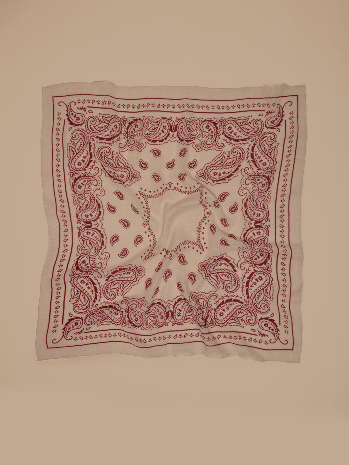 Bandana imprimé en laine femme