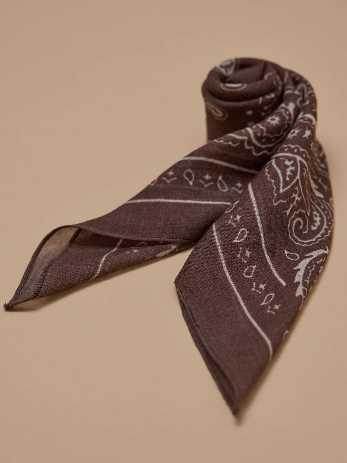 Bandana imprimé en laine femme